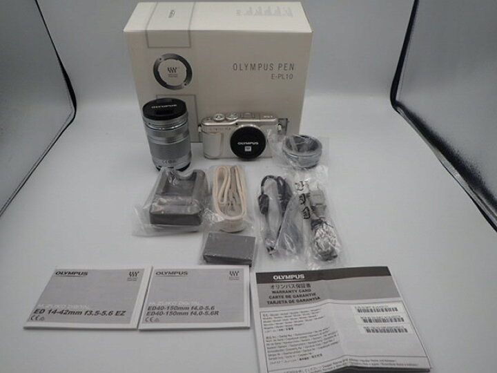 楽天市場】【中古品】 OLYMPUS PEN E-PL10 EZダブルズームキット 