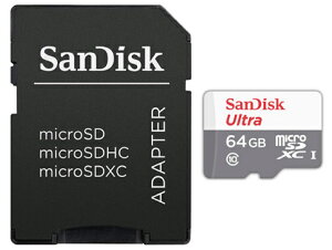 �V�i Sandisk �E���g�� microSD UHS-I�J�[�h 64GB SDSQUNS-064G-JN3GA �T���f�B�X�N