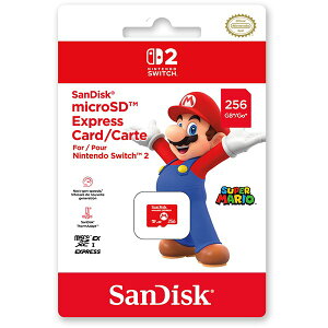 �V�i SanDisk microSD Express Card 256GB for Nintendo Switch 2 [Nintendo Switch 2 �p ���Ӌ@��] microSD�J�[�h