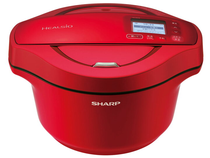 楽天市場】展示品 SHARP ヘルシオ ホットクック KN-HW24E-R [レッド系  