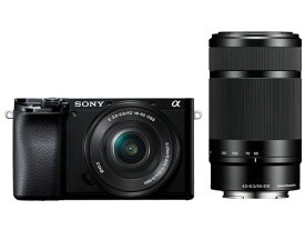 展示品 SONY α6100 ILCE-6100Y ダブルズームレンズキット [ブラック] ソニー