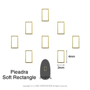 SHAREYDVA �V�����h�� �l�C���p�[�c �\�t�g �����` 2×4mm �S�[���h �� �y�l�R�|�X�Ή��z �l�C���p�i�̐��X �l�C�� �p�[�c