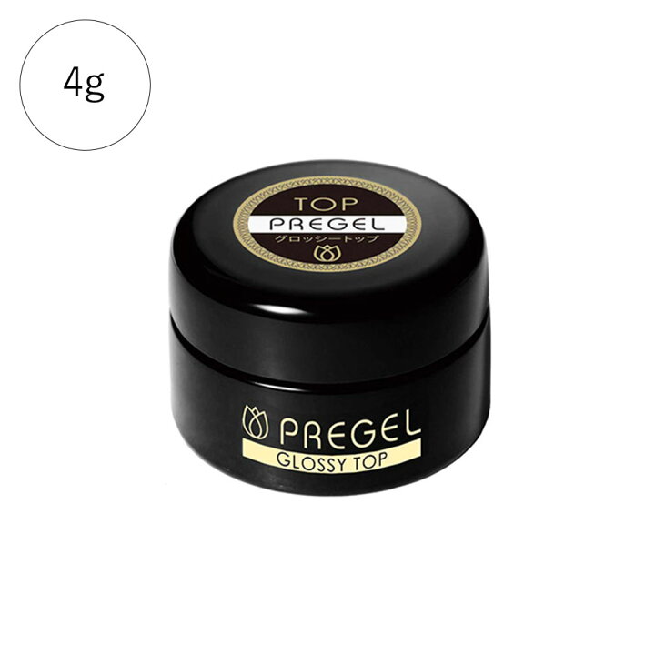 楽天市場】プリジェル グロッシートップ 4g PREGEL トップジェル 