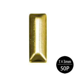 LIFEBEAUTY ���C�t�r���[�e�B�[ �l�C���p�[�c ���^���X�^�b�Y ���p�X�^�b�Y �S�[���h 1×3mm S 50P �y�l�R�|�X�Ή��z