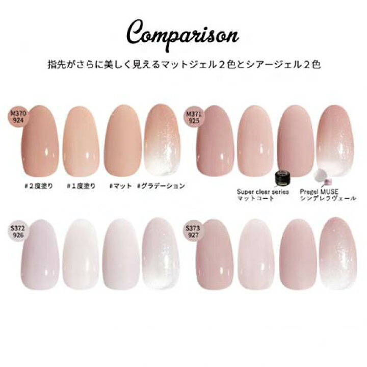 楽天市場 Pregel プリジェル カラーex ジェルネイル カラージェル 927 絹肌 3g ネコポス対応 グルービーネイル
