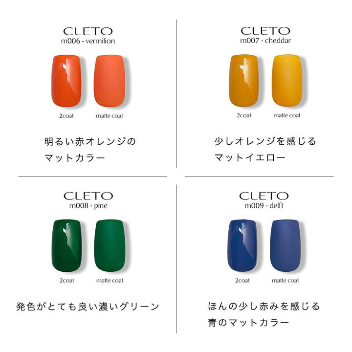 楽天市場】◇CLETO クレト カラージェル 30色セット 各2.7g ジェル 