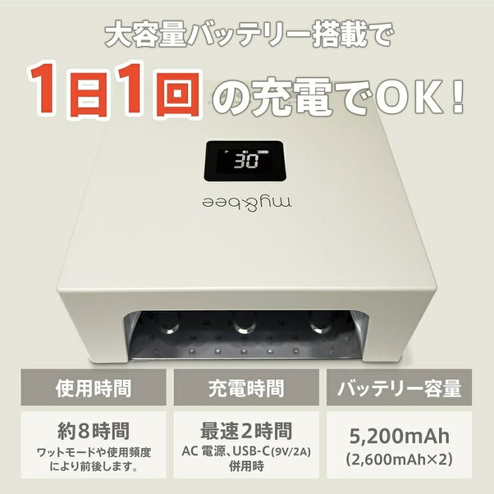 楽天市場】my&bee マイビー ハイブリッド&マルチワットライト 60W 