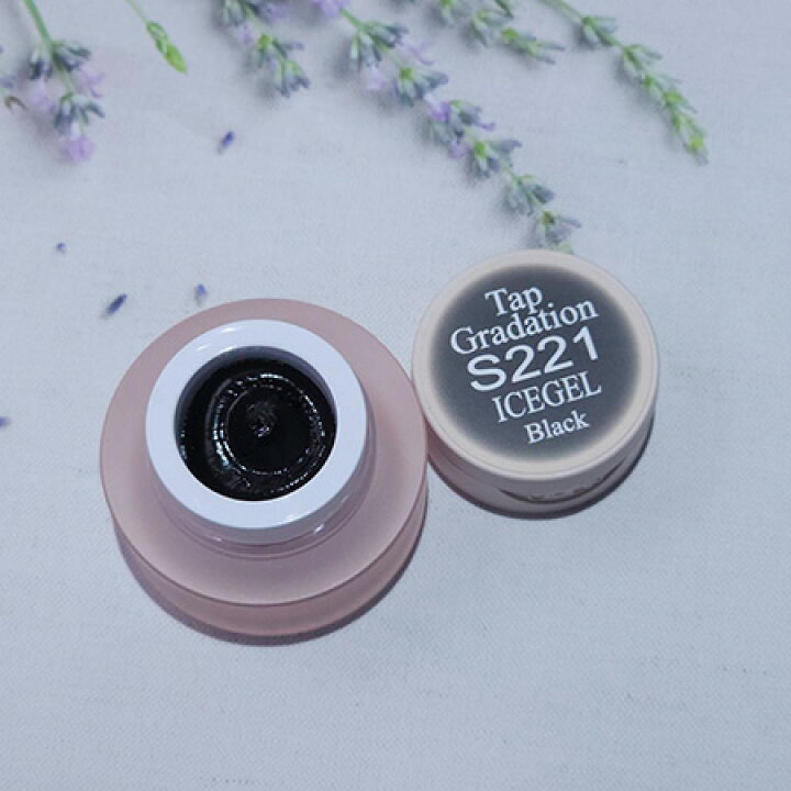 アイスジェル ICEGEL ABLACK タップグラデーションジェル ブラック 2g ジェルネイル 簡単 セルフネイル ネイルアート ネコポス対応 グルービーネイル