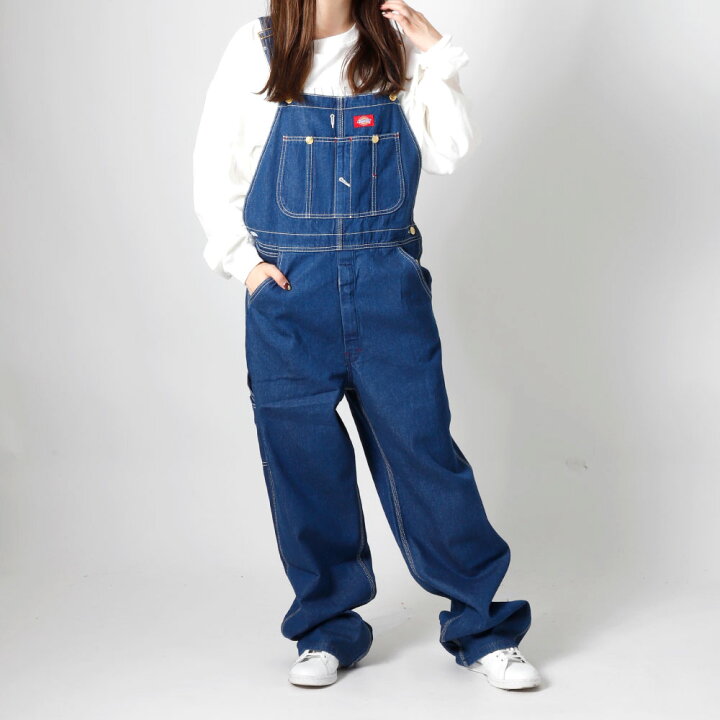 楽天市場】Dickies ディッキーズ オーバーオール デニム ブルー 
