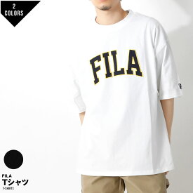 FILA フィラ メンズ Tシャツ 半袖 半そで ワイド 大きめ ビッグ レディース おしゃれ ロゴ カレッジ