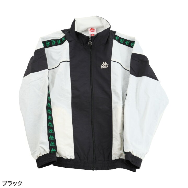 Kappa Kappa 花柄ジャケット Mサイズ ブラック/ホワイト