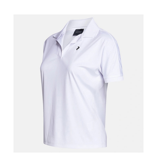 PeakPerformance<br>　ピークパフォーマンス<br>　Women's　SS　ポロシャツ<br>　Polo　<br>　レディース　White　W　Illusion