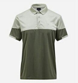 PeakPerformance ピークパフォーマンス 24 Player Block Polo Pine Needle/Limit Green