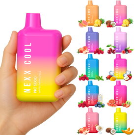 【商標登録商品】長持ち NEXX COOL 充電式 電子タバコ 5000パフ 25000パフ Type-C充電 繰り返し使える ニコチン0 タール0 VAPE ベイプ 禁煙グッズ 減煙 フレーバー豊富 濃密な吸いごたえ グラデーションデザイン おしゃれ 送料無料