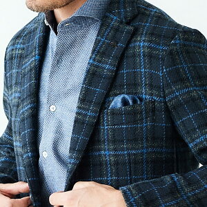楽天市場 ハリスツイードジャケット メンズ ハリスツイード 英国 タータンチェック ブリットチェック グレ ブルー 1 G Stage ジーステージ メンズウエアg Stage