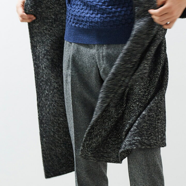 楽天市場】［TIME SALE］ カシミヤパンツ カシミヤ混 ウール タック 