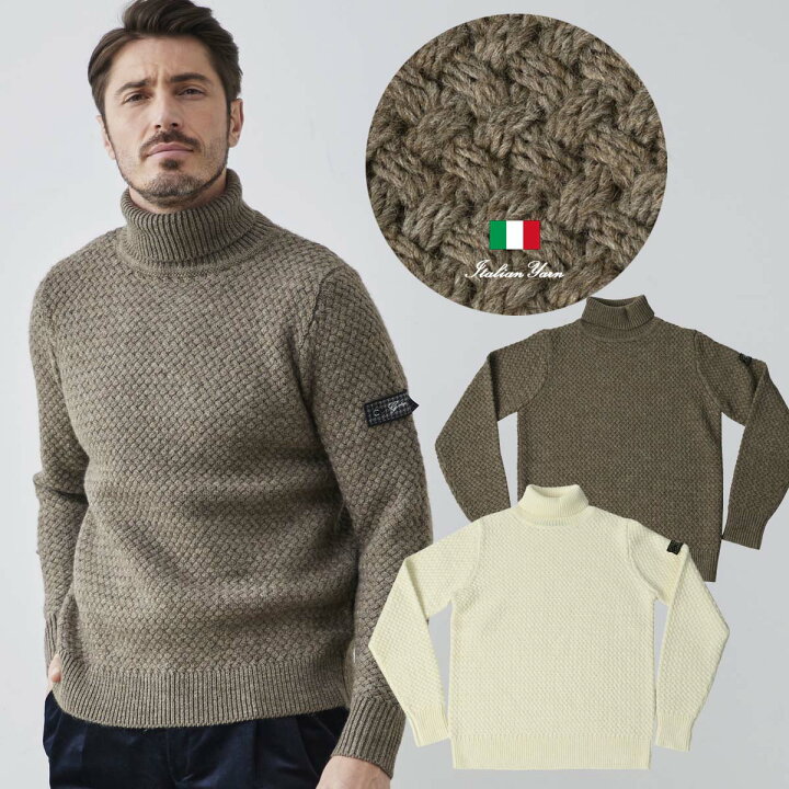 楽天市場】SALE セーター タートルネック アルパカ イタリア ニット 