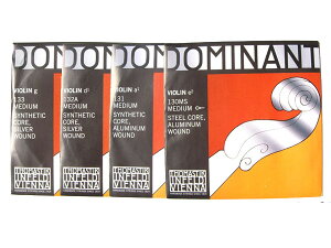 �o�C�I������ �h�~�i���g EADG���Z�b�g �iE���FNo.130MS D���FNo.132A�j Dominant 4/4 THOMASTIK �g�}�X�e�B�b�N��