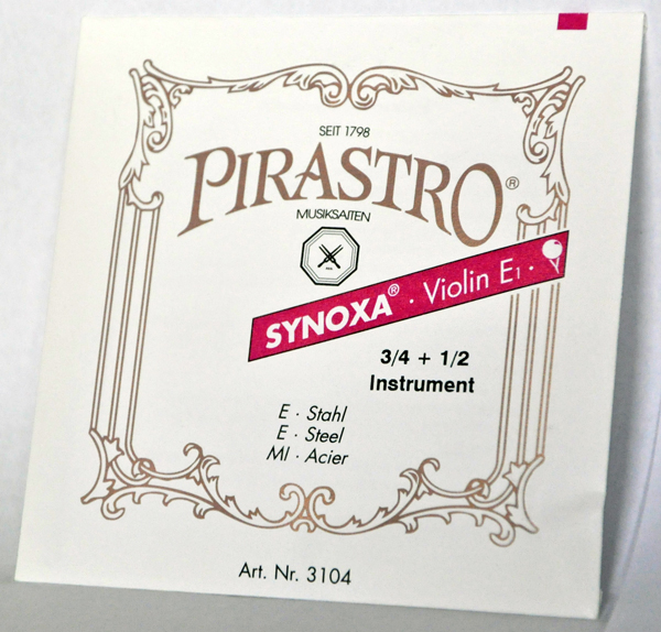 PIRASTRO SYNOXA E線 3104 ボールエンド 3 シノクサ 2サイズ用 卓出 1 4 ピラストロ バイオリン弦 流行