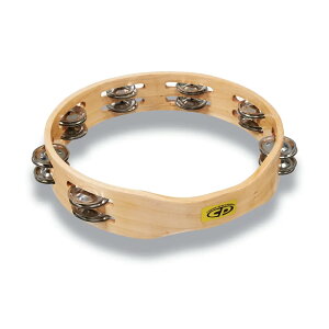 LP �G���s�[ �^���o���� CP390 CP Wood Tambourines CP Tambourine Headless 10inch Double Row Jingles