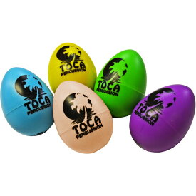 【23時からポイント8倍】TOCA T-2106 Colored Egg Shakers(10/box) ☆T2106 エッグシェイカー 10個セット　マラカス　シェーカー　Percussion パーカッション　トカ