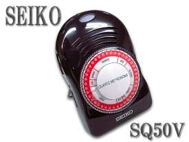 【25日9時から24時間限定ポイント10倍！】【ポスト投函】SEIKO　SQ50V　メトロノーム　デジタルタイプ　持ち運び便利なコンパクトサイズ　セイコー【P2】