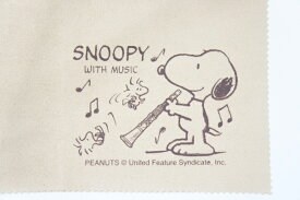 SNOOPY with Music　SCLOTH-CL　クラリネット柄クリーニングクロス　スヌーピーバンドコレクション/SNOOPY BAND COLLECTION