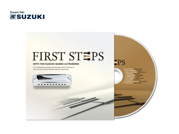 メール便なら送料込でこのお値段 SUZUKI ULTRA BEND 日本最大級の品揃え 音楽ＣＤ 代引不可 ファースト ステップ FIRST STEPS smtb-KD スズキ SUB 鈴木楽器 -WITH ULTRABEND- ハーモニカ 30 THE