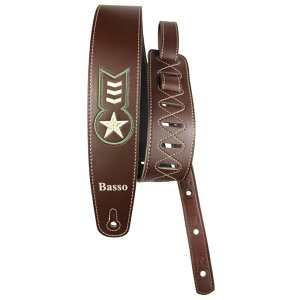 �y25���܂Ń|�C���g8�{�I�z�y�N���X�t���I�ׂ�zBasso �M�^�[�X�g���b�v EmbroideredArmy VT L BrownArmy