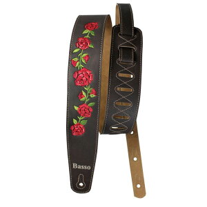 �y25���܂Ń|�C���g8�{�I�z�y�N���X�t���I�ׂ�zBasso �M�^�[�X�g���b�v Embroidered Floral VT FL02 BR