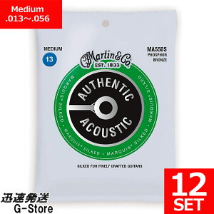 Martin ARM MARQUIS Phosphor Bronze MA-550S×12Zbg 13-56 Medium