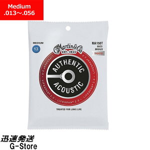 【マラソン期間はポイント5倍】Martin アコギ弦 Lifespan 2.0 Bronze MA-150T×1セット 13-56 Medium