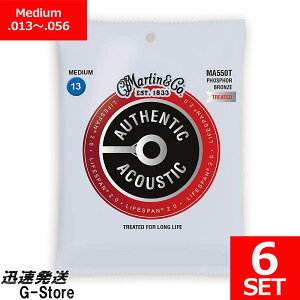 Martin ARM Lifespan 2.0 Phospher Bronze MA-550T×6Zbg 13-56 Medium