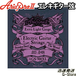 y25܂Ń|Cg5{zAriaProII GL AGS-900XL×1Zbg Flat Wound Extra Light 11-48