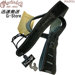 Maritn ギターストラップ 18A0016 BLK スエード ブラック Martin Suede Strap Black 黒 マーチン