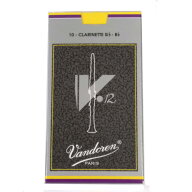 バンドレン V12（銀箱） B♭クラリネットリード 厚み：3×10枚 Vandoren/バンドーレン