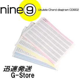 コードダイアグラムシール ウクレレコードシール Ukulele Chord diagram CD902
