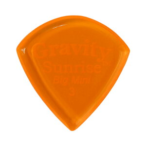 y26܂Ń|CgUPzGRAVITY PICK M^[sbN GSUB3P - Sunrise Big Mini 3.0mm, Orange
