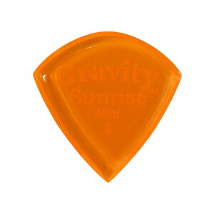 y26܂Ń|CgUPzGRAVITY PICK M^[sbN GSUM3P -Sunrise Mini 3.0mm, Orange