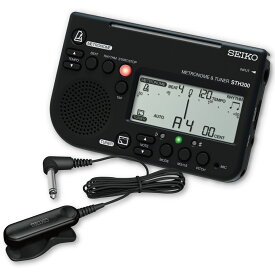 SEIKO チューナーメトロノーム STH200BKSP ブラック ピックアップマイク付 スペシャルパック