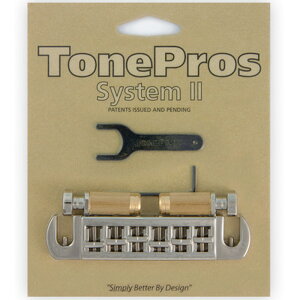 TonePros ubW AVT2G-N jbP Wraparound Set w/SS1 Locking Studs for Gibson