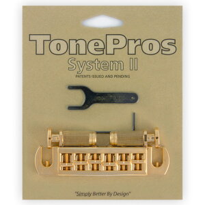 TonePros �u���b�W AVT2P-G Wraparound Set w/SPRS2 Locking Studs for PRS