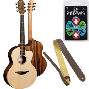 ピック&レザーストラップ付 Sheeran BY Lowden ピックアップ付アコースティックギター S-04 スプルース&ウォルナット エドシーラン