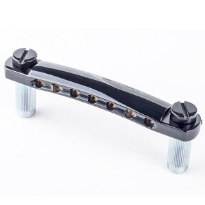 【マラソン期間はポイント5倍】TonePros 7弦ギター用ブリッジ T7Z-B ブラック ラージポスト 7 String Metric Tailpiece