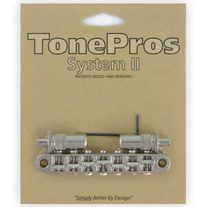 【マラソン期間はポイント5倍】TonePros 7弦ギター用ブリッジ TP7-N ニッケル ラージポスト 7 String Metric Tuneomatic large posts