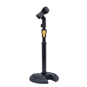 HERCULES }CNX^h MS100B PLUS TABLETOP MIC STAND, ROUND BASE