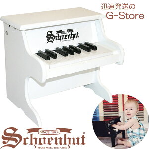 y}\Ԃ̓|Cg5{zVF[nbg 18 ~jsAm zCg 18-Key White My First Piano 1822W Schoenhut