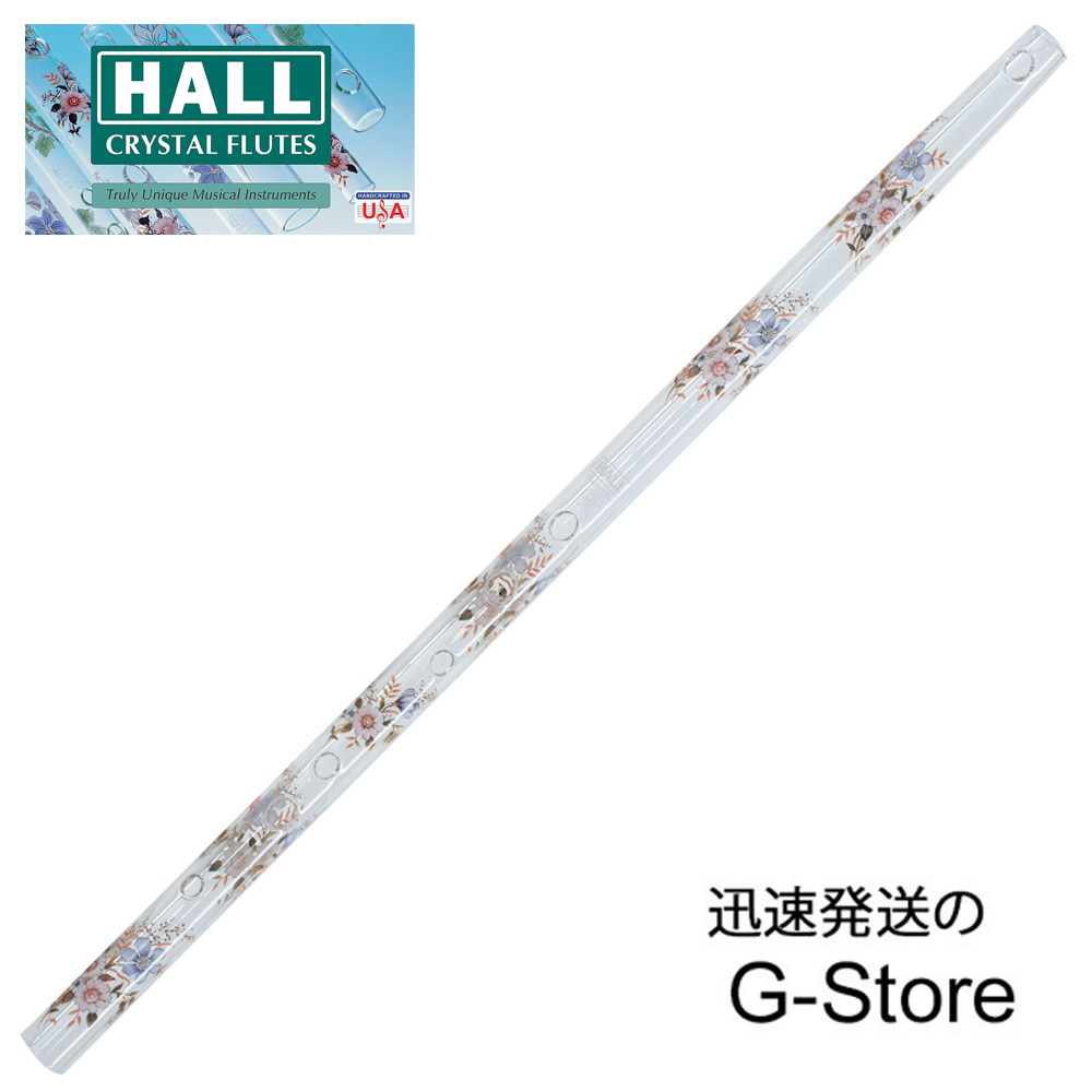高価値 プレゼントにもオススメ ホールクリスタルフルート G管 HALL CRYSTAL Flute 全長421mm 開店記念セール Carolina P5 Offset: G