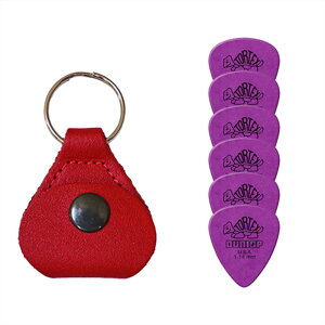 y25܂Ń|Cg5{zysbNP[X{sbN6ZbgzPerri's sbNP[X RED PICKKEY-6673 + Jim Dunlop Tortex 418B 1.14mm 6