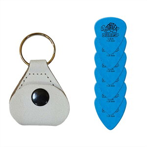 ysbNP[X{sbN6ZbgzPerri's sbNP[X WHITE PICKKEY-6676 + Jim Dunlop Tortex 418B 1.00mm 6